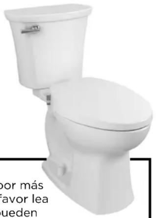 American Standard Aquawash 5900A05G.020 - MANUAL DEL PROPIETARIO Asiento de bidé AquaWash® Ambient SpaLet® y combinación de inodoro alargado a la altura de la silla Edgemere®. - 1