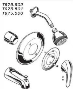 American Standard Colony Soft T675507.002 - 1