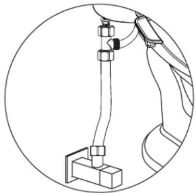 American Standard Aquawash 8043A60G.020 - CONNECTING WATER HOSE - 3