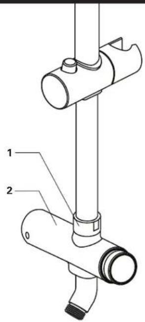 American Standard Spectra 1031332780 - REEMPLACE EL DESVIADOR ANTIGUO - 1