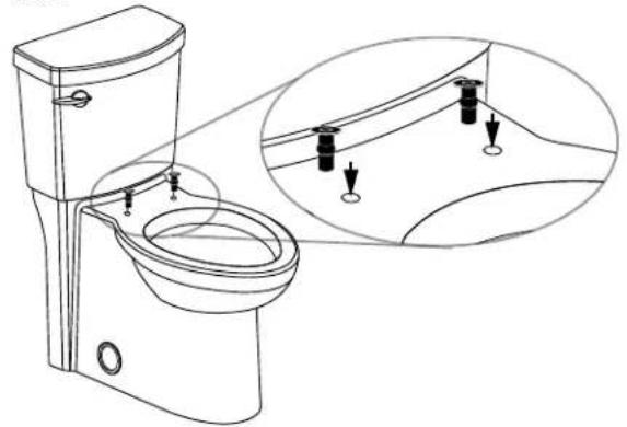 American Standard Cadet 252AA899.020 - TOP MOUNT - 4