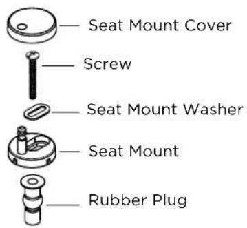 American Standard Cadet 252AA899.020 - TOP MOUNT - 2