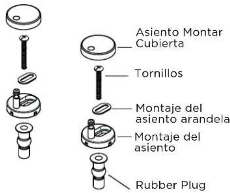 American Standard Cadet 252AA899.020 - MONTAJE SUPERIOR - 1