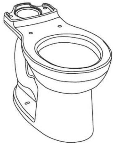 American Standard Cadet 609BA001.020 - Devant allongé et rond - 6