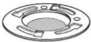 American Standard Cadet 609BA001.020 - Devant allongé et rond - 17
