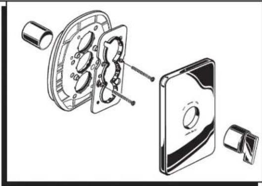 American Standard Moments T506730.002 - TERMOSTATO CENTRAL CONTROL DE MENOS VOLUMEN JUEGO DE MOLDURA - 1