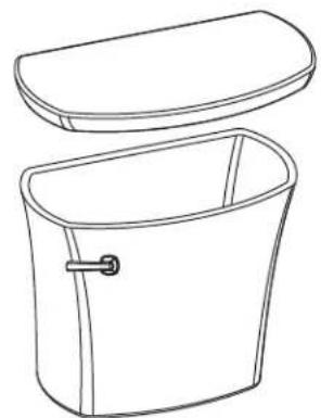 American Standard Edgemere 608BA001.020 - Modèles 204AA, série 204BA - 1