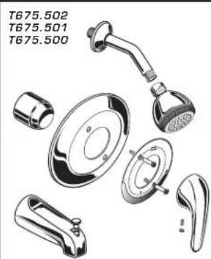 American Standard Colony Soft T675502.002 - 1