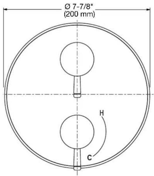 American Standard Serin TU064740.002 - DIMENSIONES DE PREPARACIÓN - 2