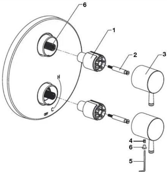 American Standard Serin TU064740.002 - Installation du mécanisme - 3