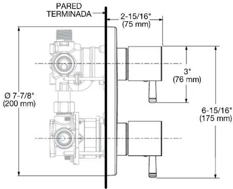 American Standard Serin TU064740.002 - DIMENSIONES DE PREPARACIÓN - 1