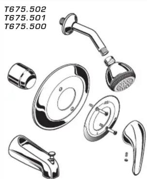 American Standard Colony Soft T675508.002 - 1