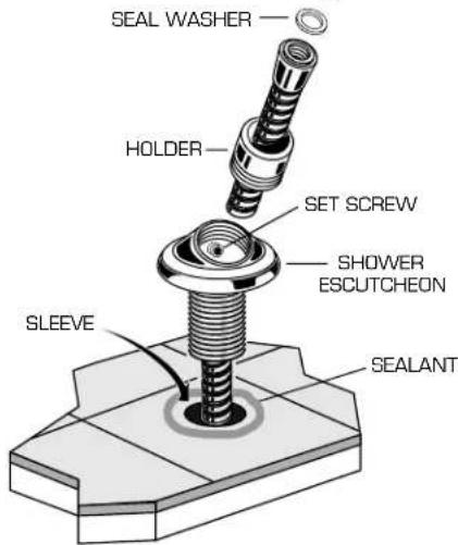 American Standard Colony Soft T975500.002 - INSTALL HAND SHOWER - 5