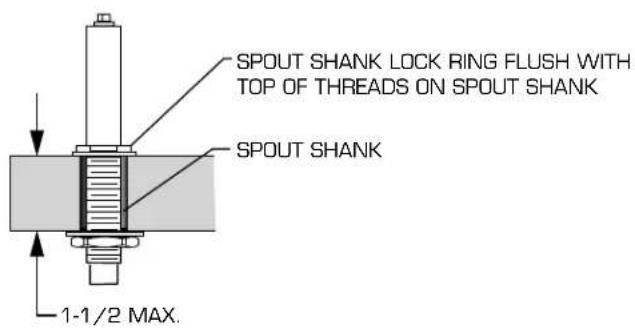 American Standard Colony Soft T975500.002 - MOUNT SPOUT SHANK - 1