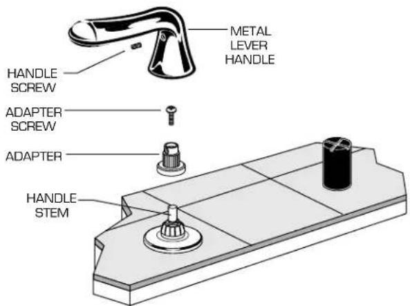 American Standard Colony Soft T975500.002 - INSTALL HANDLE TRIM - 1