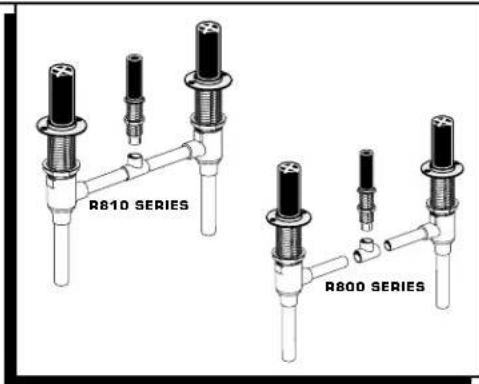 American Standard Colony Soft T975500.002 - Installation Instructions R800 SERIES R810 SERIES - 1