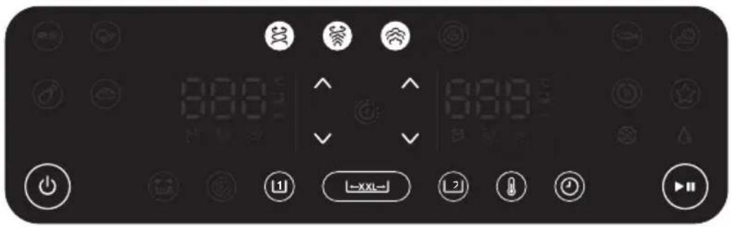 PHILIPS NA565 - Przegląd panelu sterowania - 1