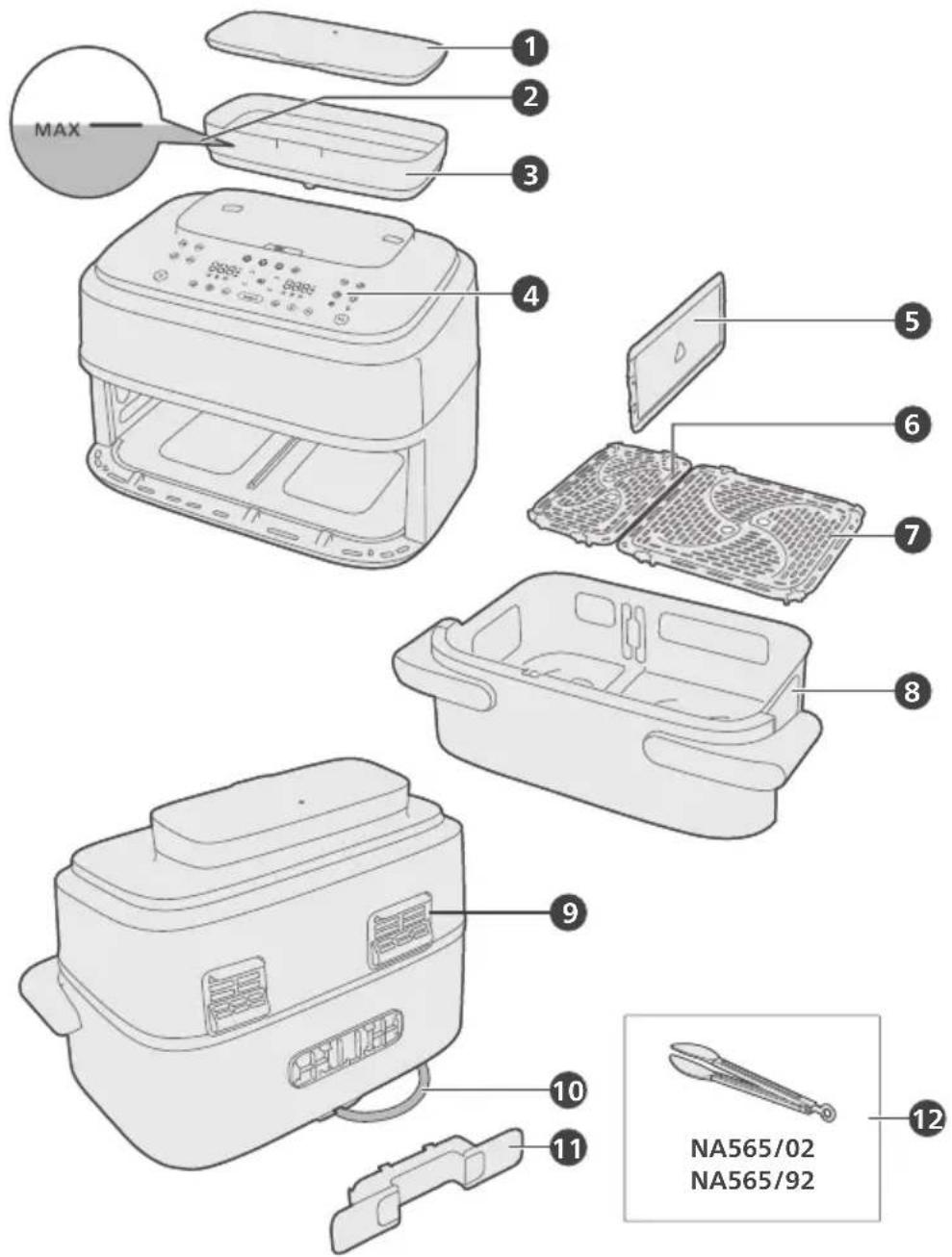PHILIPS NA565 - Produktoversikt - 1