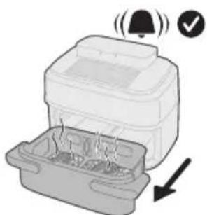 PHILIPS NA565 - Prekni butonin Start/pause për të filluar gatimin. - 1
