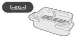 PHILIPS NA565 - Korzystanie z przegrody patelni - 20