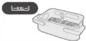 PHILIPS NA565 - Utilizarea separatorului de tăvi - 20