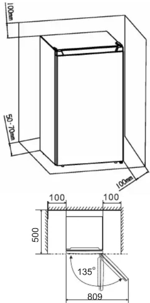 HISENSE MUZ4859E - Ventilazione dell'apparecchio - 2
