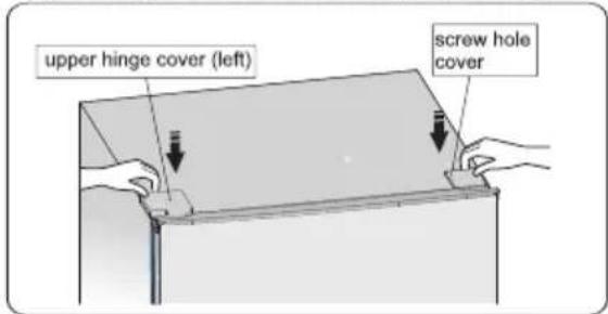 HISENSE MTM5520BE - Reversing the door - 22