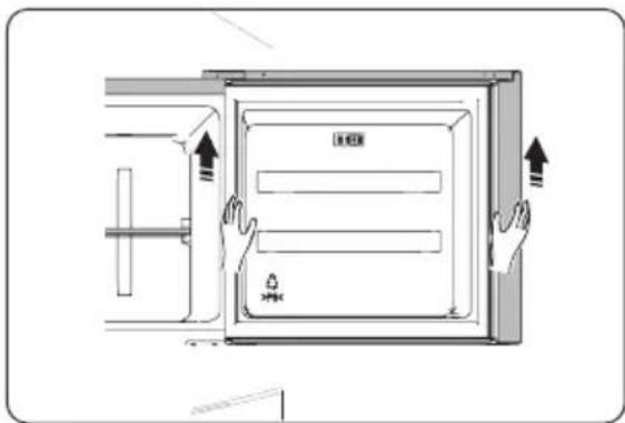 HISENSE MTM5520BE - Reversing the door - 11