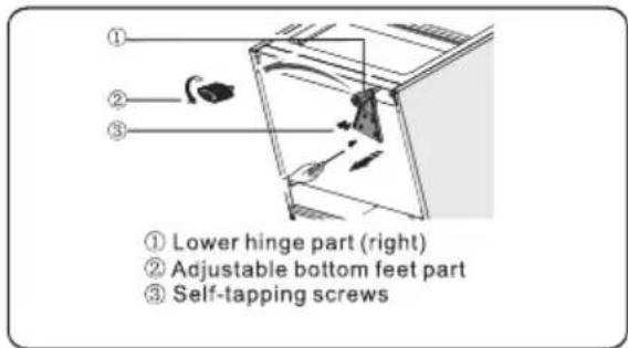 HISENSE MTM5520BE - Reversing the door - 16