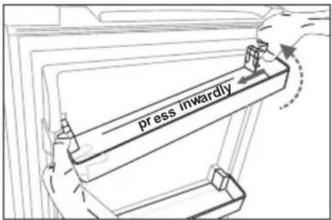 HISENSE MTM5520BE - Reversing the door - 7
