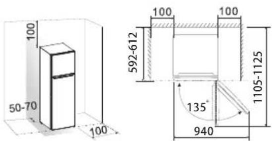 HISENSE MTM5520BE - Ventilación del aparato - 1