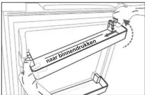 HISENSE MTM5520BE - Verwijderen en installeren van het deurschap - 1
