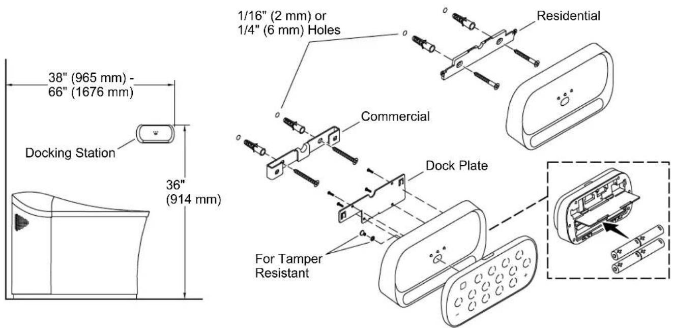 KOHLER Eir K-77795 - Install the Docking Station - 1