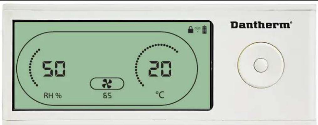 Dantherm DRC 1 - Ventilatorsætpunkt. - 6