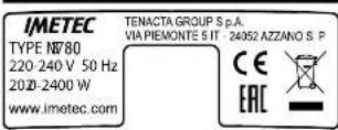 IMETEC Eco perfect - FERRO A VAPORE - 3