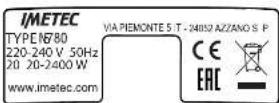 IMETEC Onda F2 - IMETEC - 4