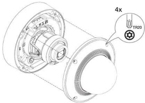 Hanwha Vision XND-8081RF - [Installation directe sur mur/plafond] - 1