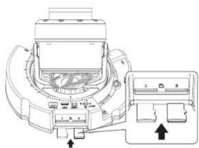 Hanwha Vision XND-8081RF - Insertion d'une carte mémoire Micro SD - 1