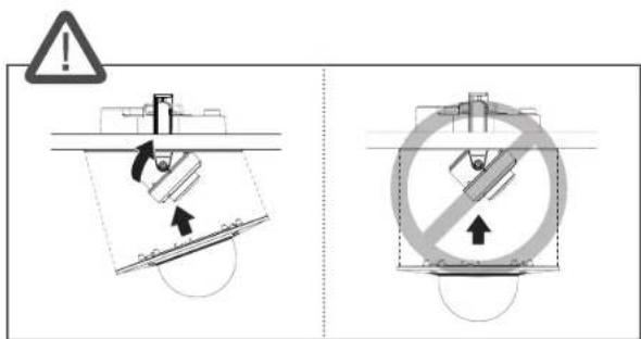 Hanwha Vision XND-8081RF - Assemblage du couvercle du dôme - 2