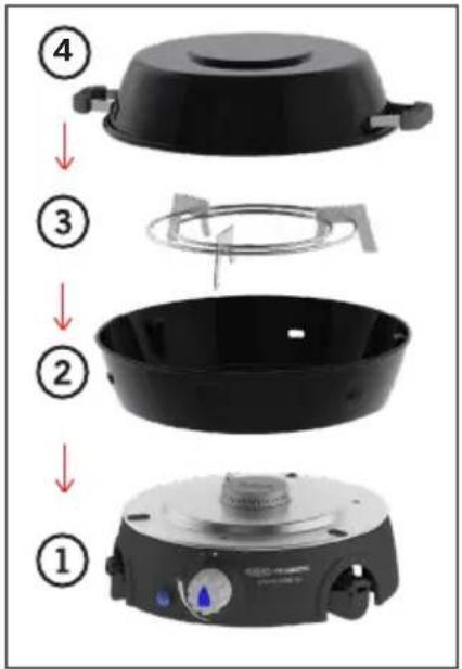 DOMETIC Cadac Safari Chef 30 LP - Packing back into the carry bag - 2