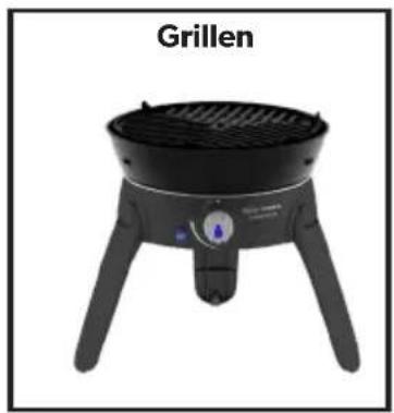 DOMETIC Cadac Safari Chef 30 LP - Kochmöglichkeiten - 1