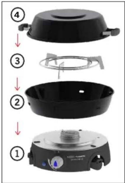 DOMETIC Cadac Safari Chef 30 LP - Magazynowanie - 2