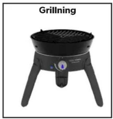 DOMETIC Cadac Safari Chef 30 LP - Matlagningsalternativ - 1