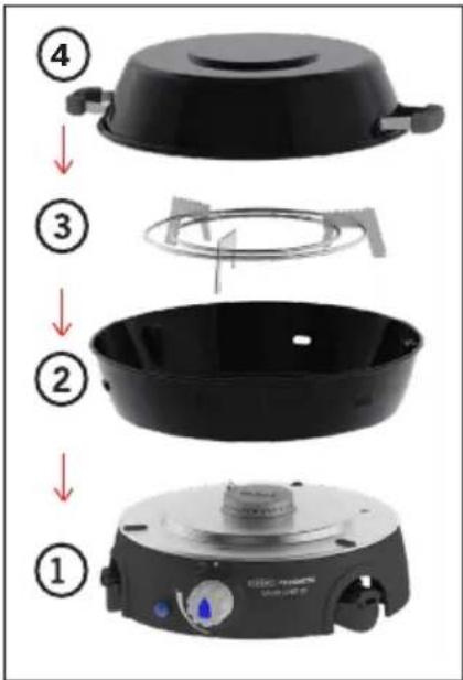DOMETIC Cadac Safari Chef 30 LP - Čiščenje - 1