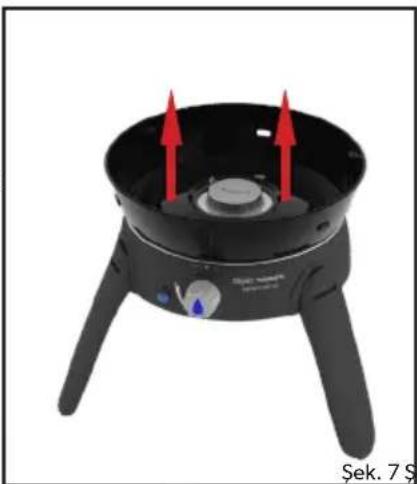 DOMETIC Cadac Safari Chef 30 LP - Hortumun değiştirilmesi: - 1