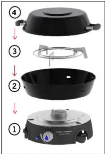 DOMETIC Cadac Safari Chef 30 LP - Taşıma çantasına geri paketleme - 2