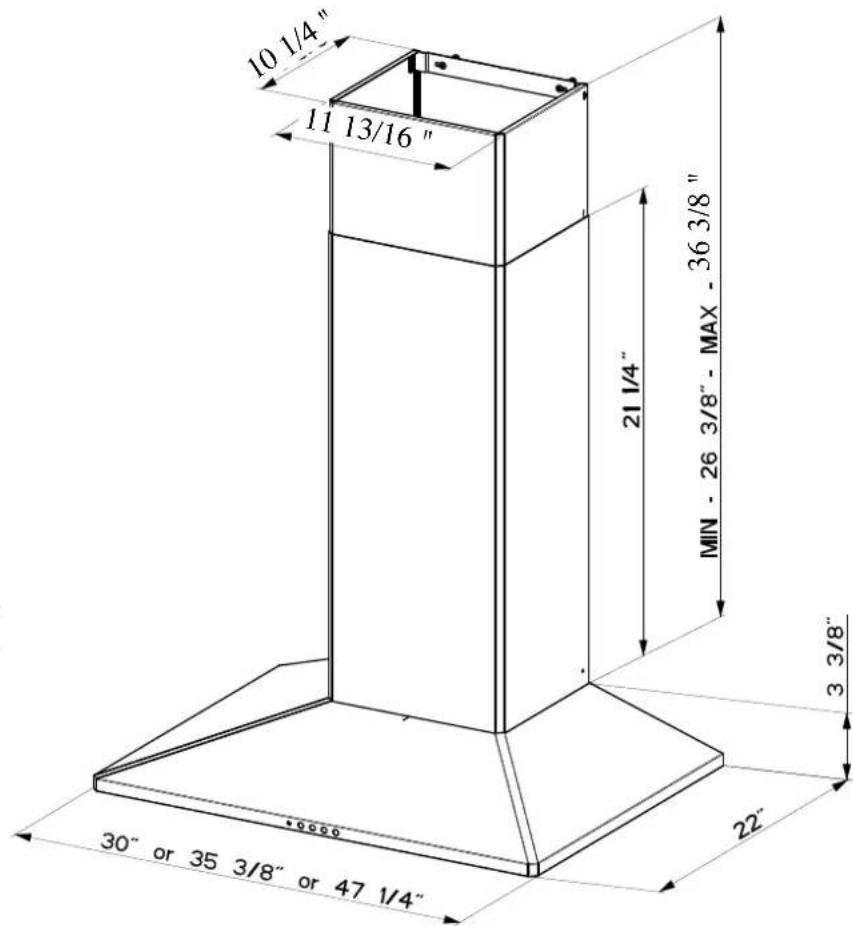 FABER DIAM30SS - CALCULATE THE DUCTRUN LENGTH - 2