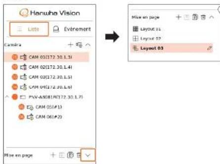 Hanwha Vision PRN-1605B2 - Vérifier la liste des mises en page - 1