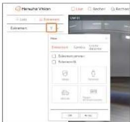Hanwha Vision PRN-1605B2 - Filtre de l'événement - 1