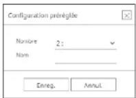 Hanwha Vision PRN-1605B2 - Pour ajouter un préréglage - 1